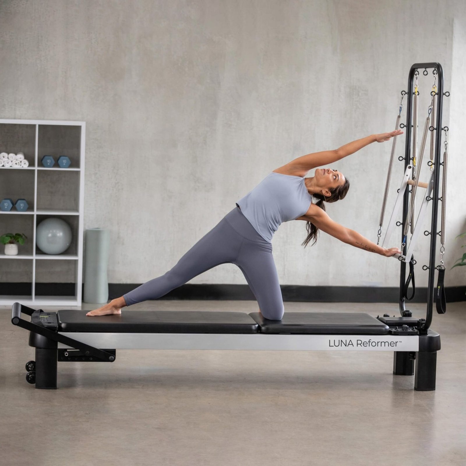Mundo Luna Pilates Reformer with Tower and Mat Conversion BBMUNDO-LUNA-TM view 4