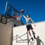 Houston Basketball Goal Wall Mount Foldable Sidewise BBP20 view 4