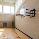 Houston Basketball Goal Wall Mount Height Adjustable BBP21 view 2