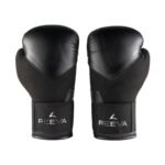 Reeva Leather Boxing Gloves Black