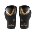 Reeva Boxing Gloves Leather Gold view 4