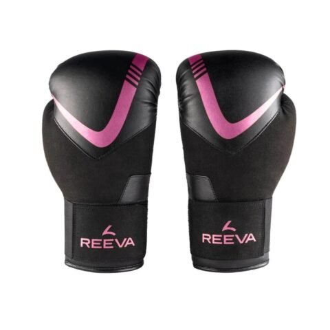 Reeva Boxing Gloves Leather Pink
