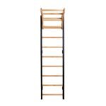 BenchK 711 Swedish Ladder Wall Bar with Adjustable Beech Wood Pull-Up Bar view 2
