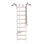BenchK 721W + A204 Swedish Ladder Wall Bar with Accessories BHK721W-A204-BUN view 2