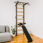 BenchK 723 Swedish Ladder Wall Bar Multifunctional Fitness Station view 4