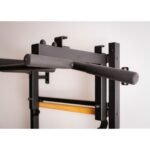 BenchK 731 Swedish Ladder Wall Bar with Convertible 6-Grip Pull-Up Bar & Barbell Holder view 4