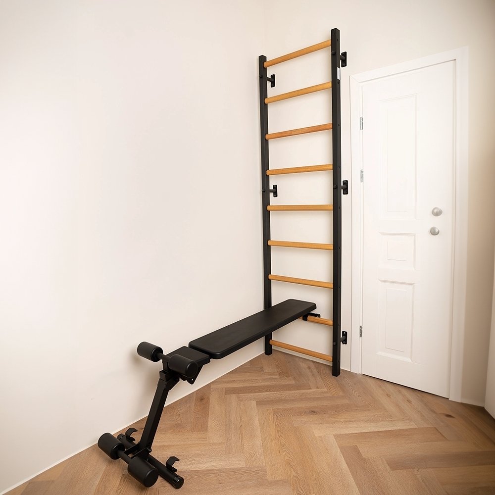 BenchK 733 Swedish Ladder Wall Bar Multifunctional Fitness Station view 2
