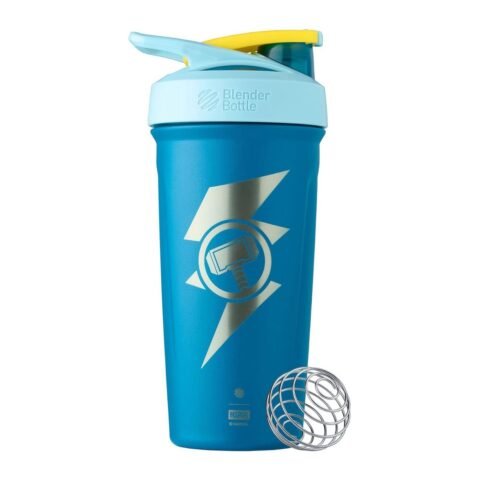 Blender Bottle Strada Stainless Steel Thor Shaker Bottle 24Oz BLC04826