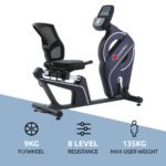 PowerMax BR-900 Commercial Recumbent Bike with 9 kg Flywheel