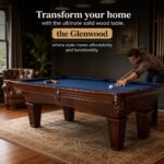 Brunswick Glenwood With Tapered Leg Billiard Table 9 FT BR28520982410 view 3