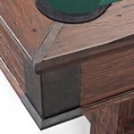 Brunswick Canton Billiard Table with Dinning Top & Cue Rack 8FT view 3