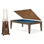 Brunswick Loft Billiard Table with Dining Top & Cue Rack 8FT BR28675800350