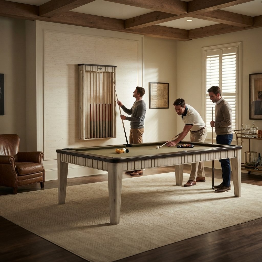 Brunswick Henderson Billiard Table with Cue Rack 8FT BR28682811351 view 4