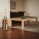 Brunswick Hickory Billiard Table with Cue Rack 8 FT BR28687800350 view 4