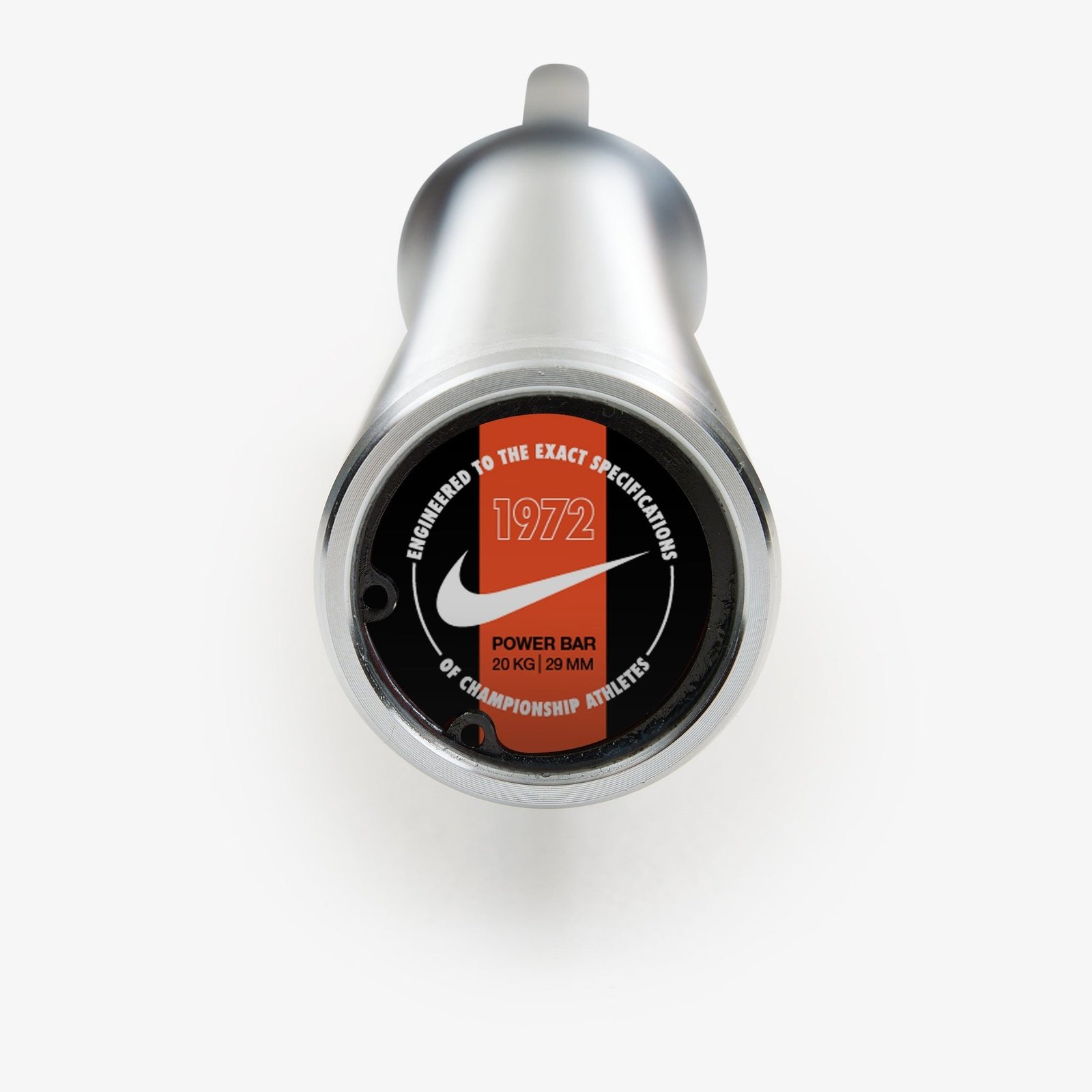 Nike Strength 1972 Power Bar Elite Black Chrome/orange 20 kg BSPK-0120 view 2