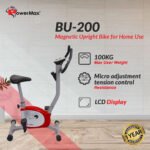 PowerMax BU-200-NX121 Magnetic Upright Bike image 2