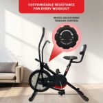 PowerMax BU-201 Dual Action Air Bike image 3