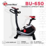 PowerMax BU-650 Magnetic Upright Exercise Bike