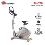 PowerMax BU-750 Upright Exercise Bike image 2