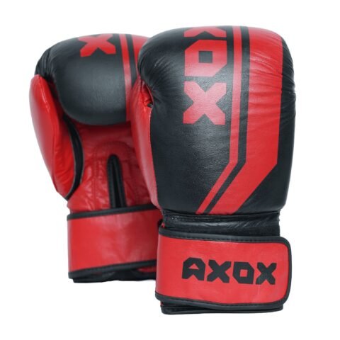 Axox Fitness Leather Boxing Gloves for Training BX-101