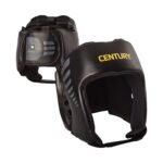 Century Open Face Head Gear Black/Grey