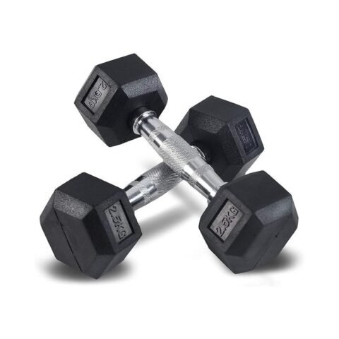 Rubber Hex Dumbbell DB139