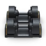 Matrix Adjustable Dumbbells With 2-Tier Dumbbell Rack|Pair-20Kg DB20-DBSR-BUN view 2