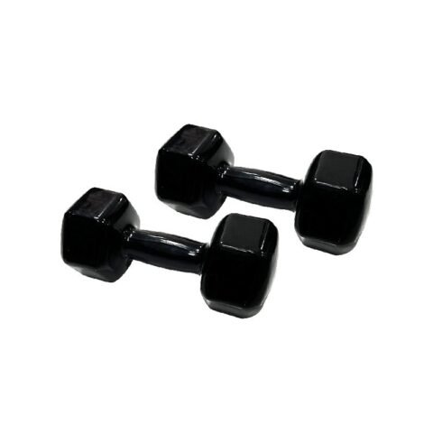 York Hex Vinyl Dipping Dumbbell DB2121 10 kg x 2PCS Black