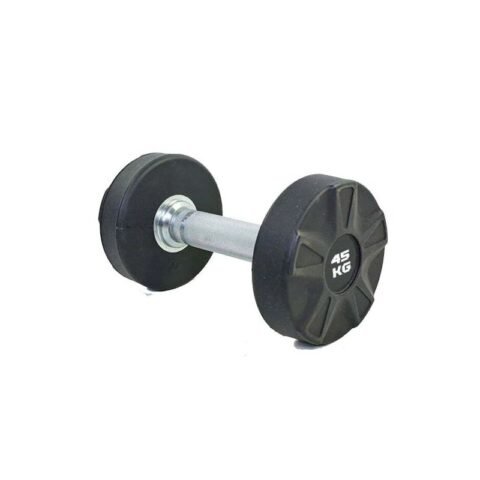 York Cpu Urethane Dumbbell DB6112 45 kg Black