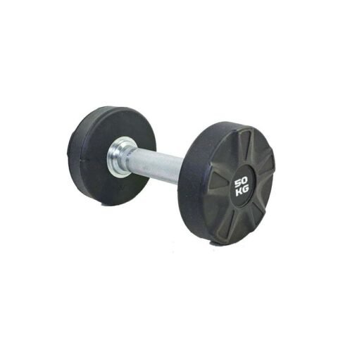 York Cpu Urethane Dumbbell DB6112 50 kg Black
