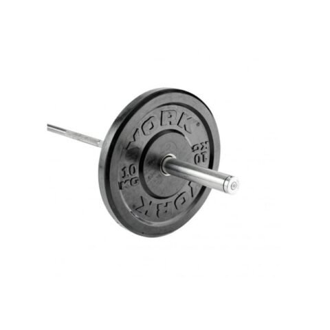 York Rubber Plate 10 kg DZLG6 Black