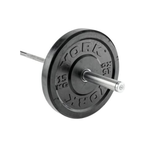 York Rubber Weight Plate 15 kg DZLG6 Black