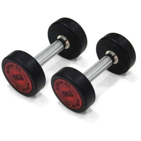 TA Sport Rubber Hex Dumbbell DZLG9 15 kg Red