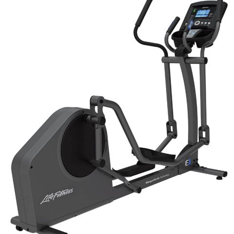 Life Fitness E1 Cross-Trainer Base, Titanium-Base+Go Console E1-GC