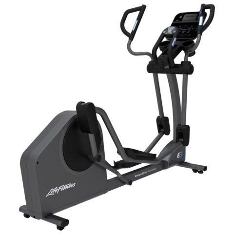 Life Fitness E3 Cross-Trainer Base, Titanium-Base+Go Console E3-GC