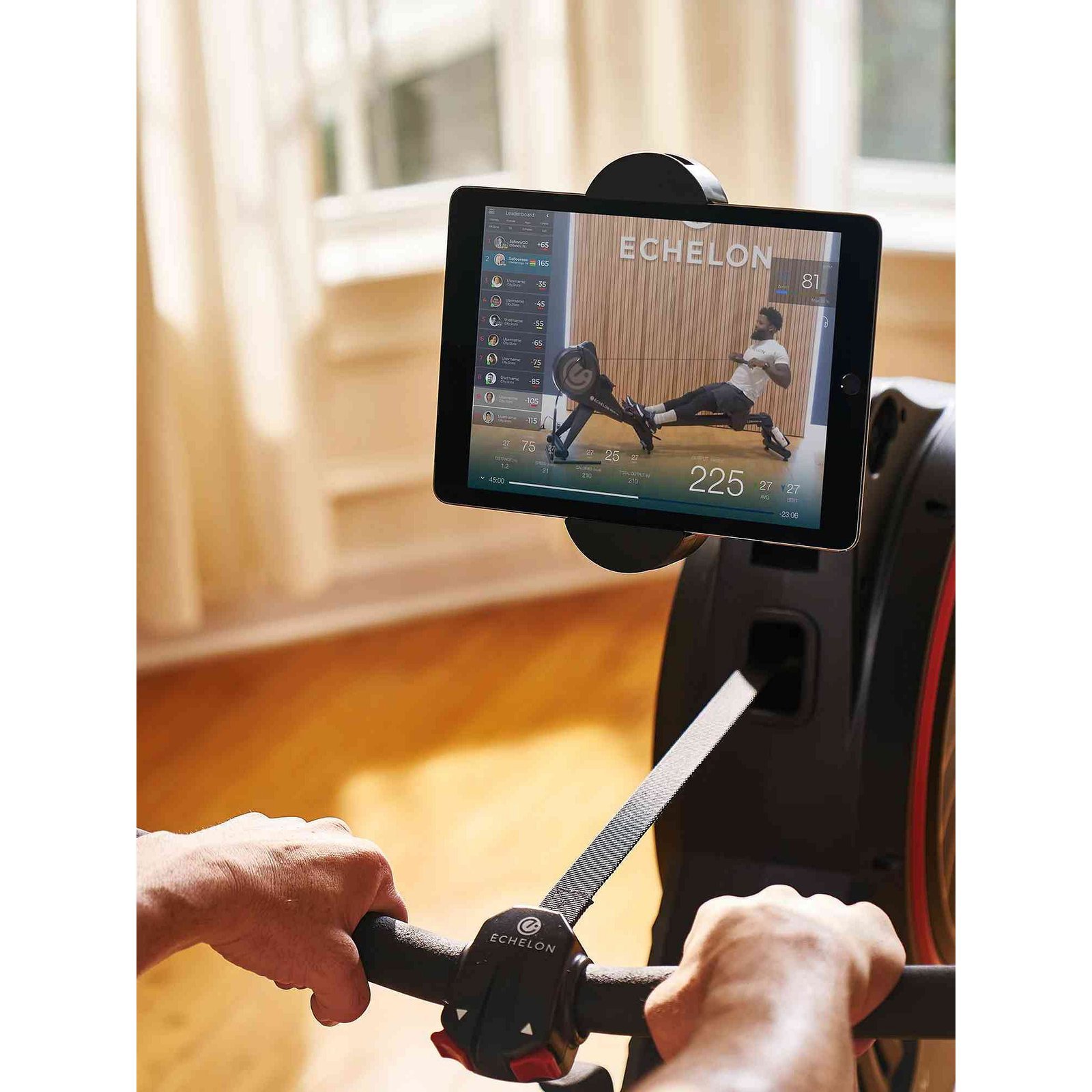 Echelon Row Connected Rowing Machine ECH-ROW view 2