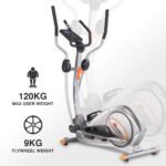 PowerMax EH-750 Elliptical Cross Trainer with Water Bottle Cage image 4