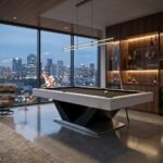 Emarald Shadow Modern Billiard Table view 3