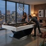 Emarald Shadow Modern Billiard Table view 4