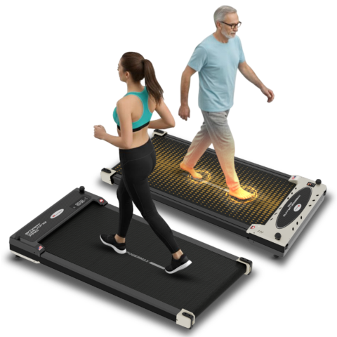 PowerMax FlipPad Dual Smart Walking Pad Treadmill