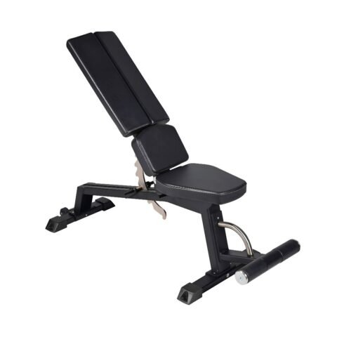Gymleco Adjustable Dumbbell Exercise Bench Multi-Angle Strength Training G-LECO-193V