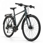 GIANT Escape City Disc 2 Hybrid Bike Asphalt Green view 2