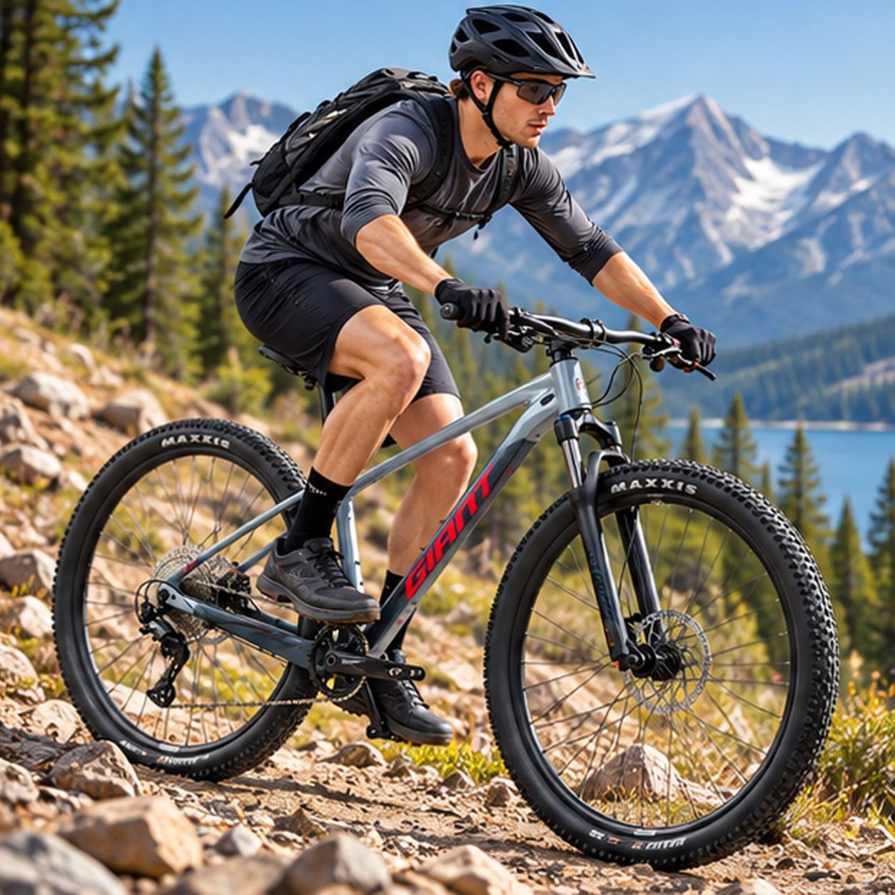 GIANT XTC Advanced 3 Mountain Bike 29 Inches Oceanstone Small GI1119021124 view 4