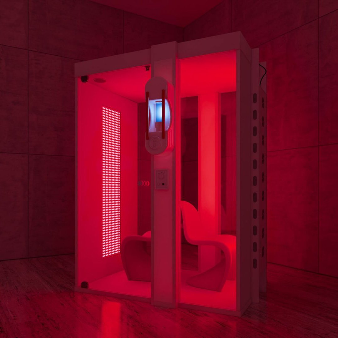 HaloTherapy Salt & Red Light Therapy Cabin 2 Person HALO-RED-640
