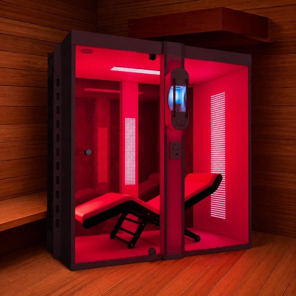 HaloTherapy Salt & Red Light Therapy Cabin 3 Person HALO-RED-750 view 2