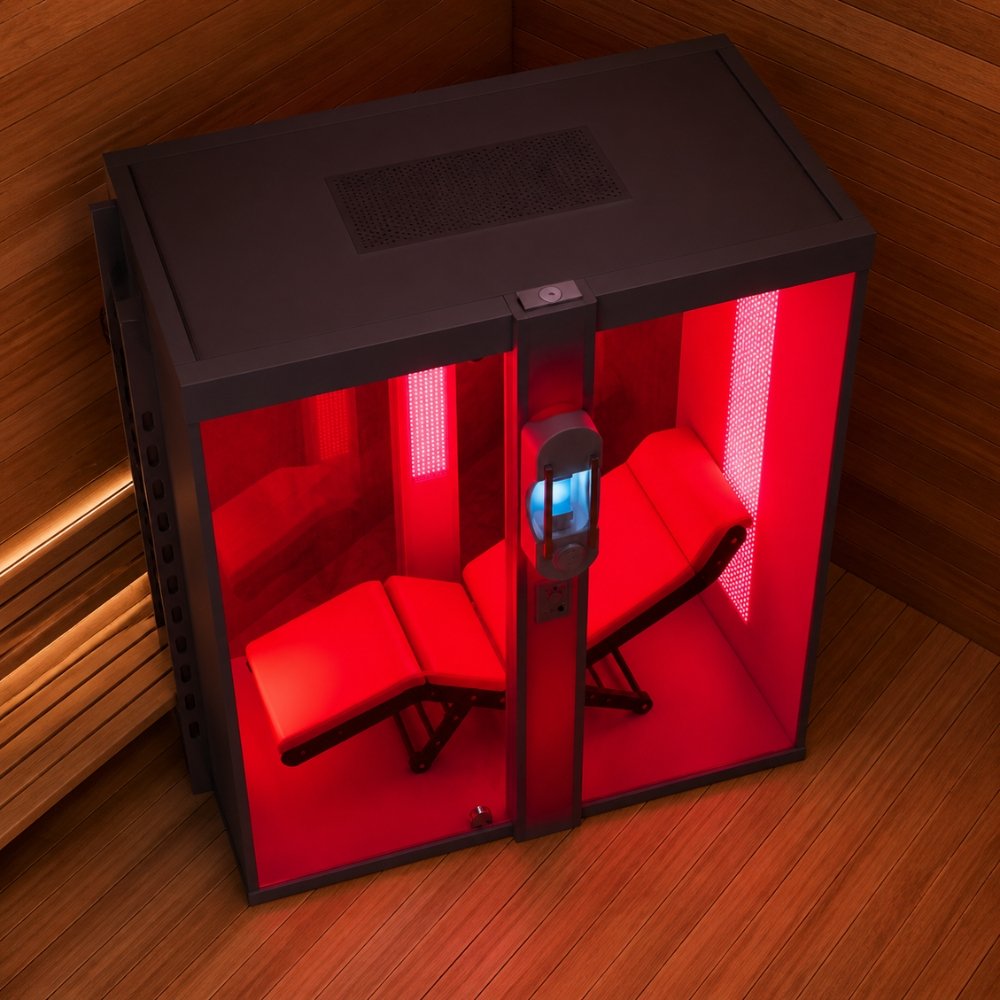 HaloTherapy Salt & Red Light Therapy Cabin 3 Person HALO-RED-750 view 3