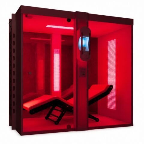 HaloTherapy Salt & Red Light Therapy Cabin 3 Person HALO-RED-750