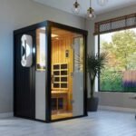 HaloTherapy Sauna Low EMF, Salt & Infrared Wellness Cabin