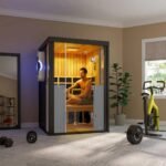 HaloTherapy Sauna Low EMF, Salt & Infrared Wellness Cabin view 2