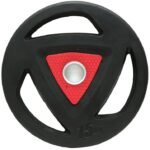 Harley Fitness Rubber Coated Olympic Weight Plate Black 15 Kg HAR-PLT-15-00Kg